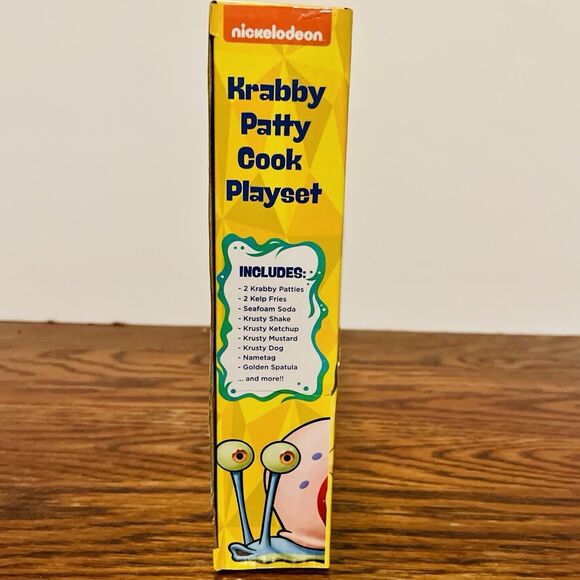 SpongeBob Squarepants Krabby Patty Cook Playset Krusty Krab Nickelodeon 27 Piece - Picture 8 of 8